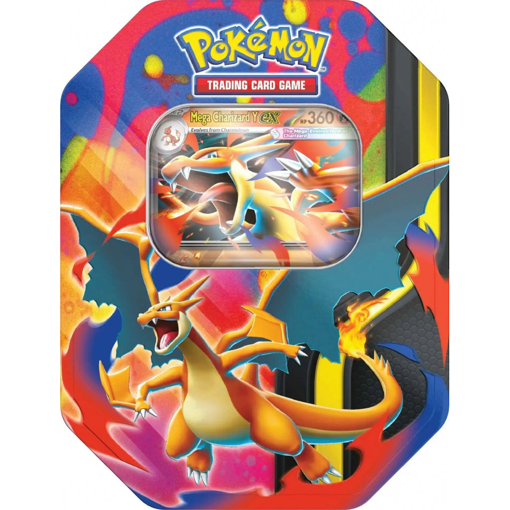 Pokemon Mega Evolution: Ascended Heroes Mega Charizard Y EX Tin, English